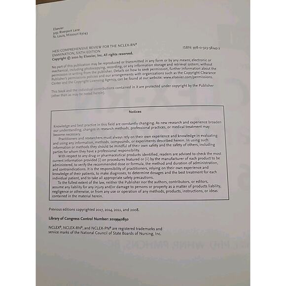 HESI Comprehensive Review for the NCLEX-RN Exam 6th Ed | EUC - Picture 2 of 5